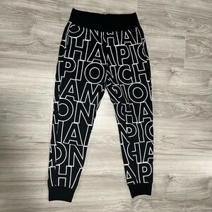 Champion Reverse Weave Big Block Print Joggers